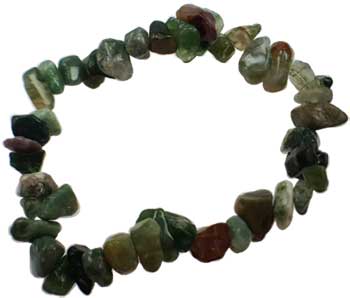 (image for) Bloodstone chip bracelet