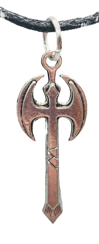 (image for) 1 1/2" Shango Double Ax amulet