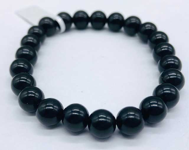 (image for) 8mm Jet bracelet